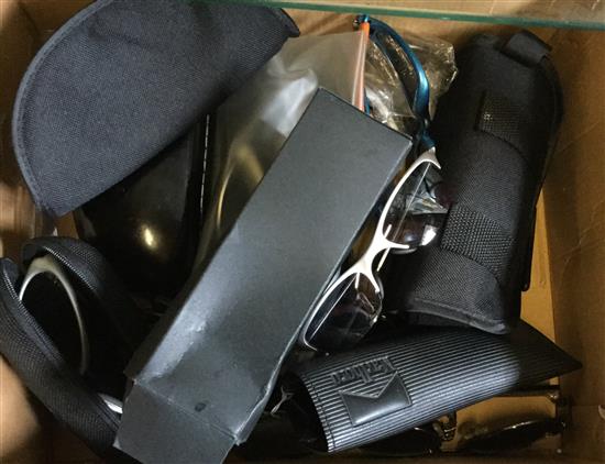 Collection of designer sunglasses, Rayban etc